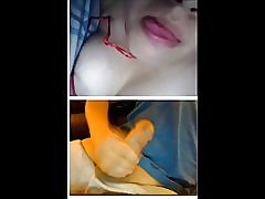 Chat Chatroulette tal-Messiku bl-addoċċ ma tits Nizza u l-ilsien